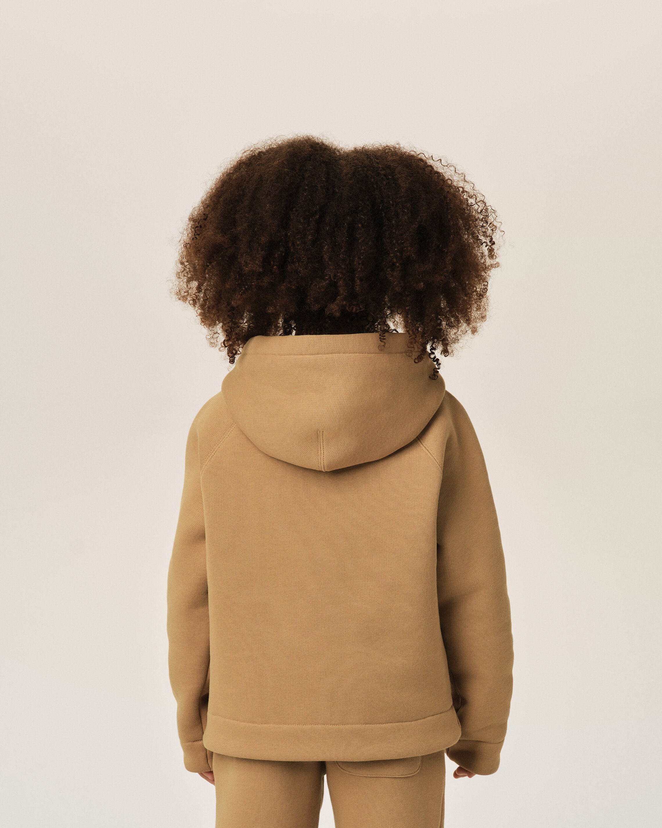 Brown cotton hoodie with Ami de Coeur - 8