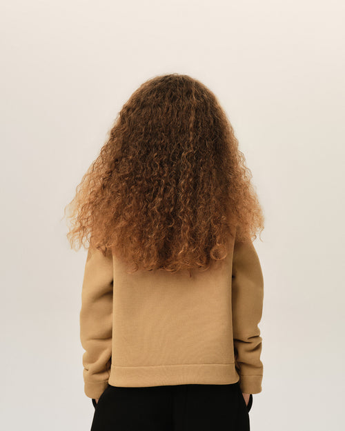 Brown cotton sweatshirt with Ami de Coeur - Woman - 8 - AMI Paris - Ami Paris