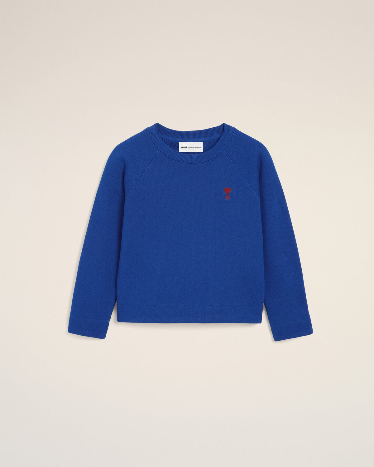Ami de Coeur Sweatshirt aus blauem Baumwollstoff - 1