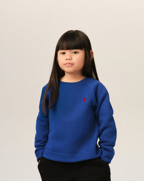블루 코튼 아미 드 꾀흐 스웨트셔츠 - 여성 - 6 - AMI Paris - Ami Paris