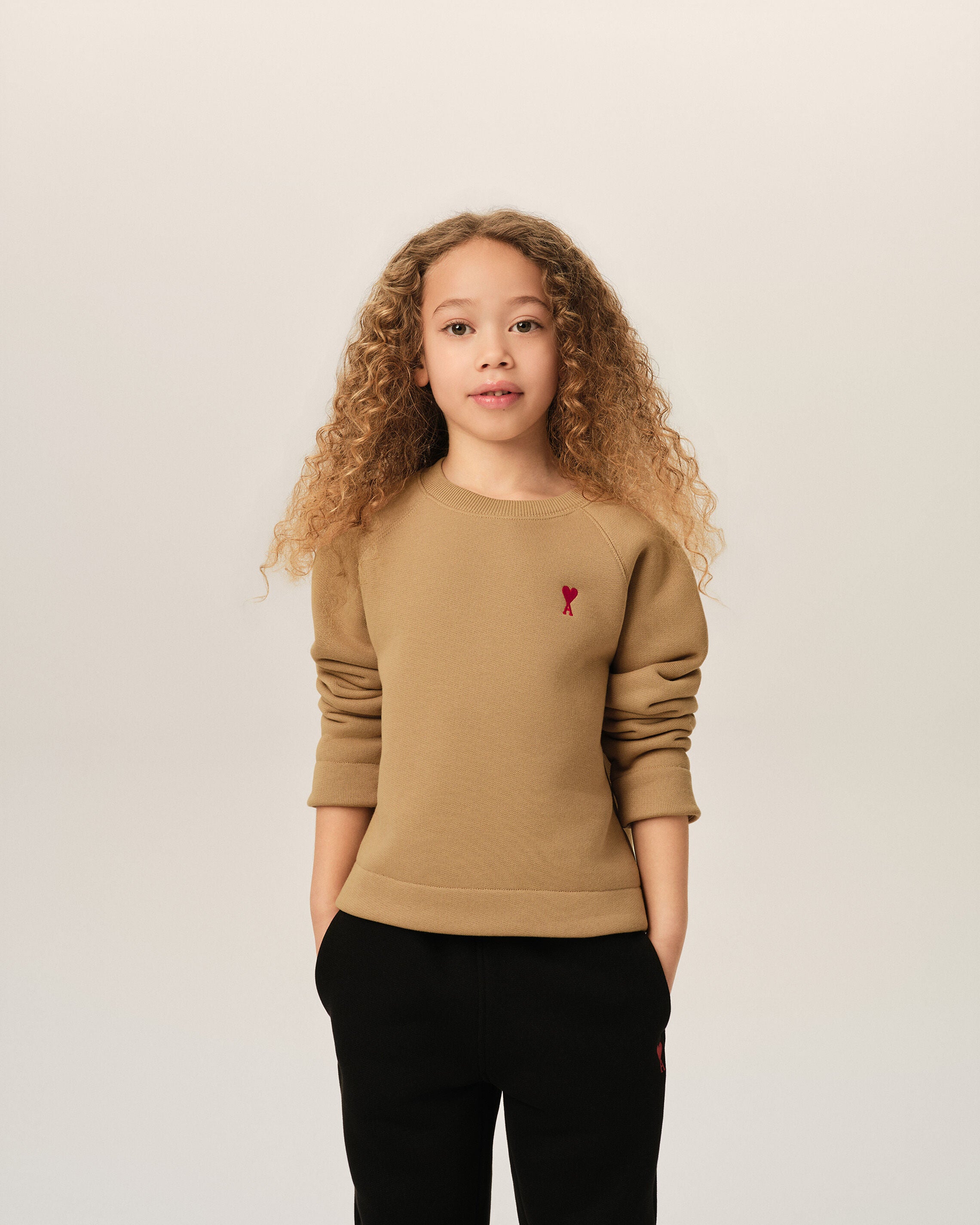 Brown cotton sweatshirt with Ami de Coeur - 6
