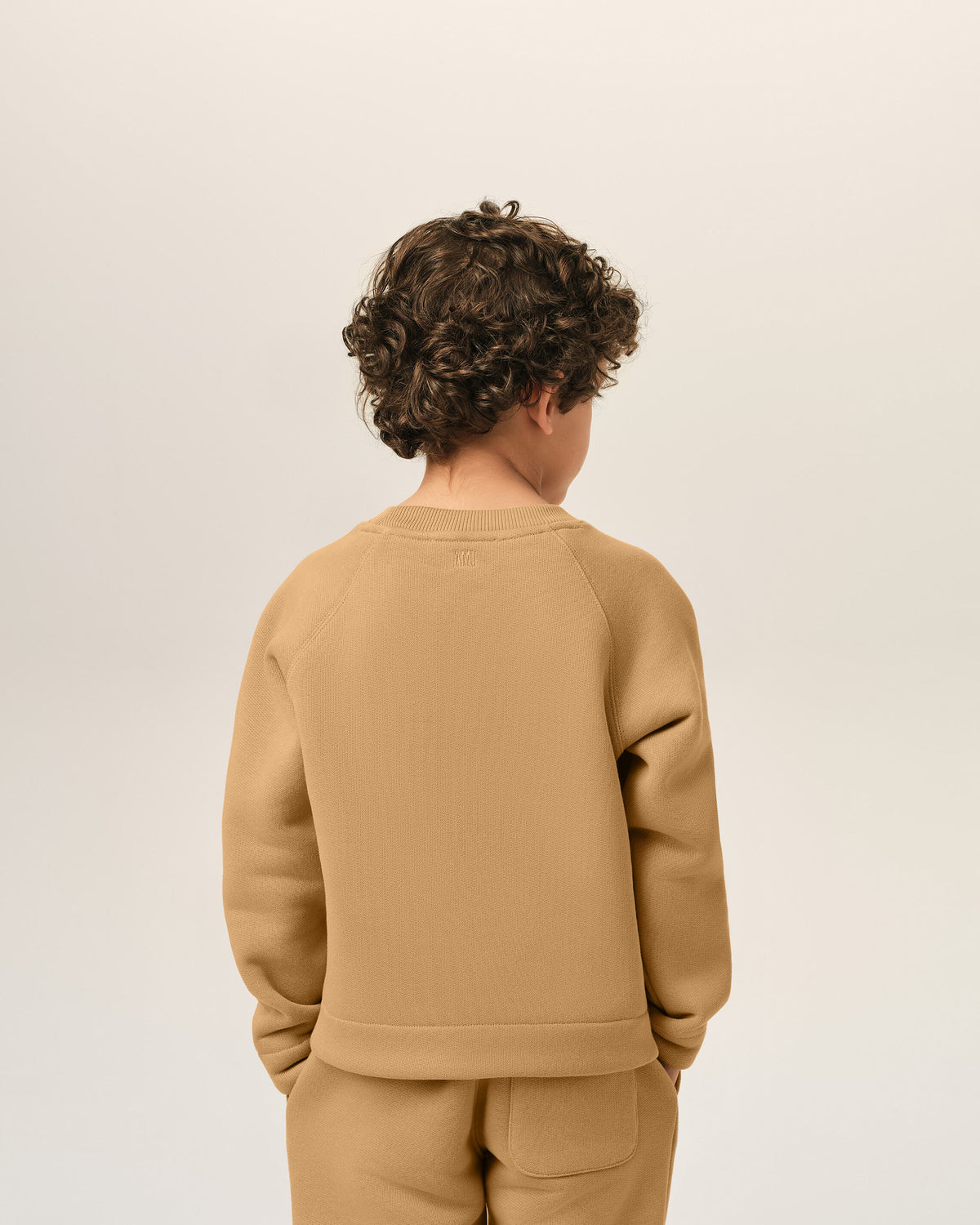 Brown cotton sweatshirt with Ami de Coeur - 4