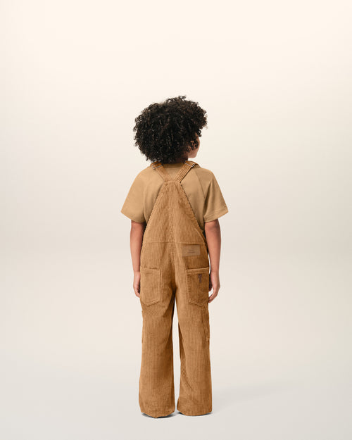 Mono de trabajo de pana de algodón marrón - 14 - Ami Paris