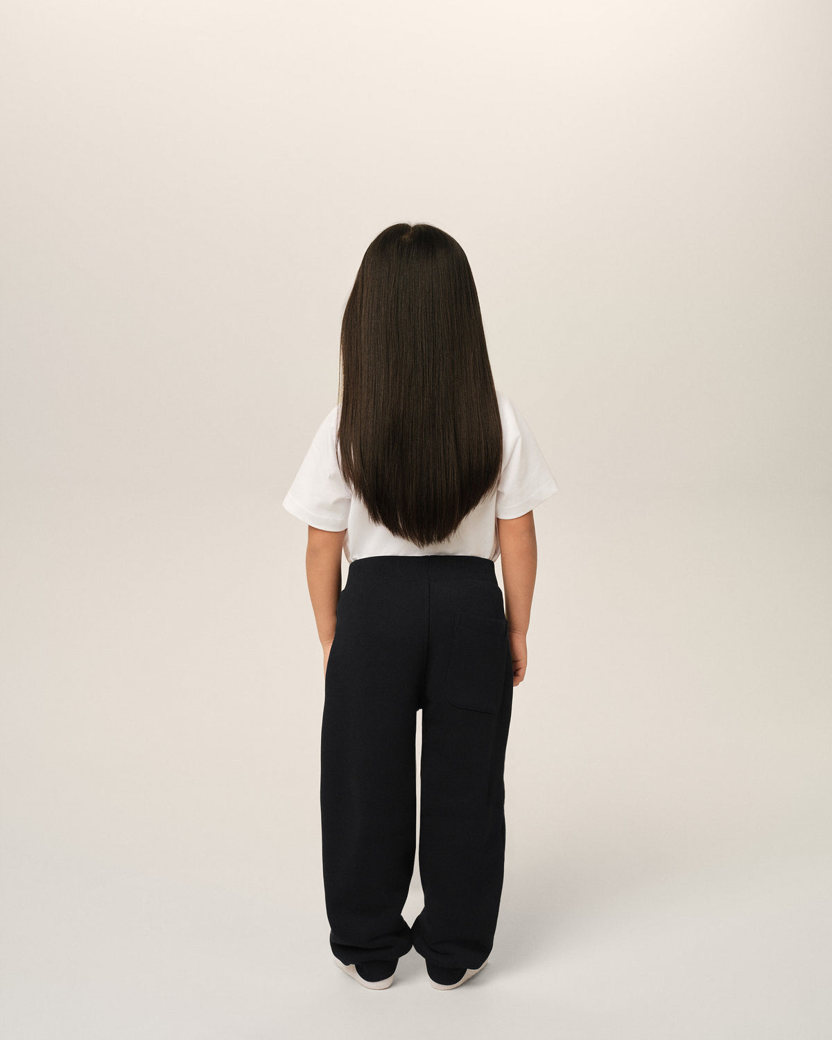Black cotton track pants with Ami de Coeur - 8