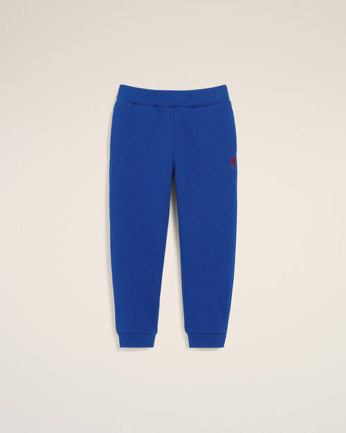 Blue cotton track pants with Ami de Coeur - Woman - 5 - AMI Paris - Ami Paris