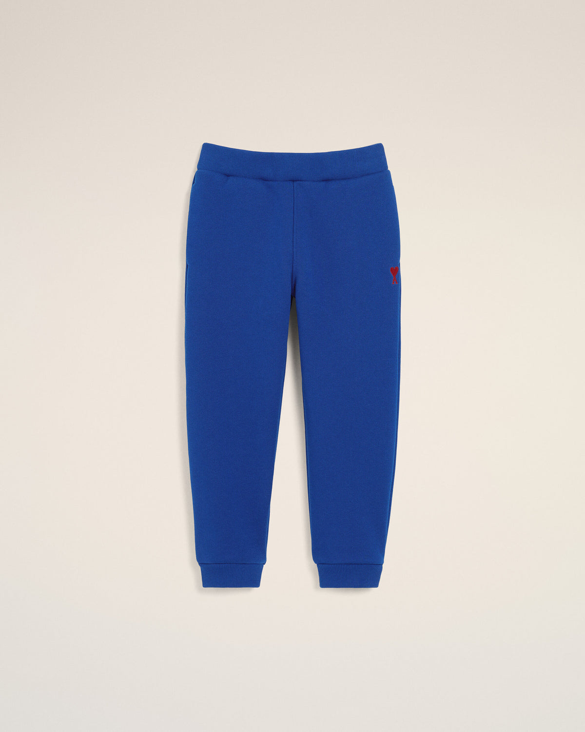 Blue cotton track pants with Ami de Coeur - 5