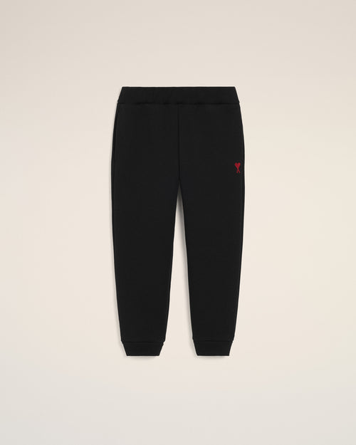 Jogging noir en coton Ami de Coeur - 2 - Ami Paris