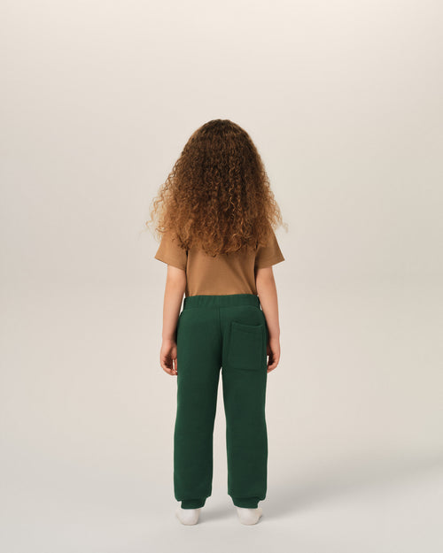 Green cotton track pants with Ami de Coeur - Woman - 8 - AMI Paris - Ami Paris