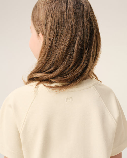 White Cotton Ami De Coeur T-shirt - 11 - Ami Paris