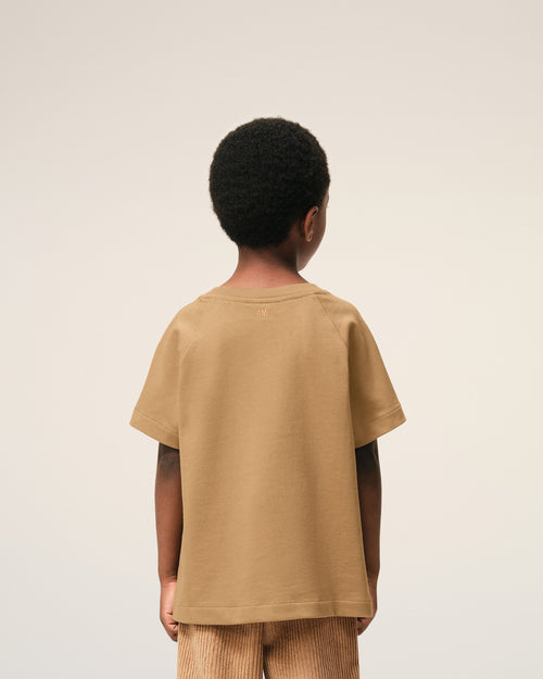 Brown Cotton Ami De Coeur T-shirt - Man - 6 - AMI Paris - Ami Paris