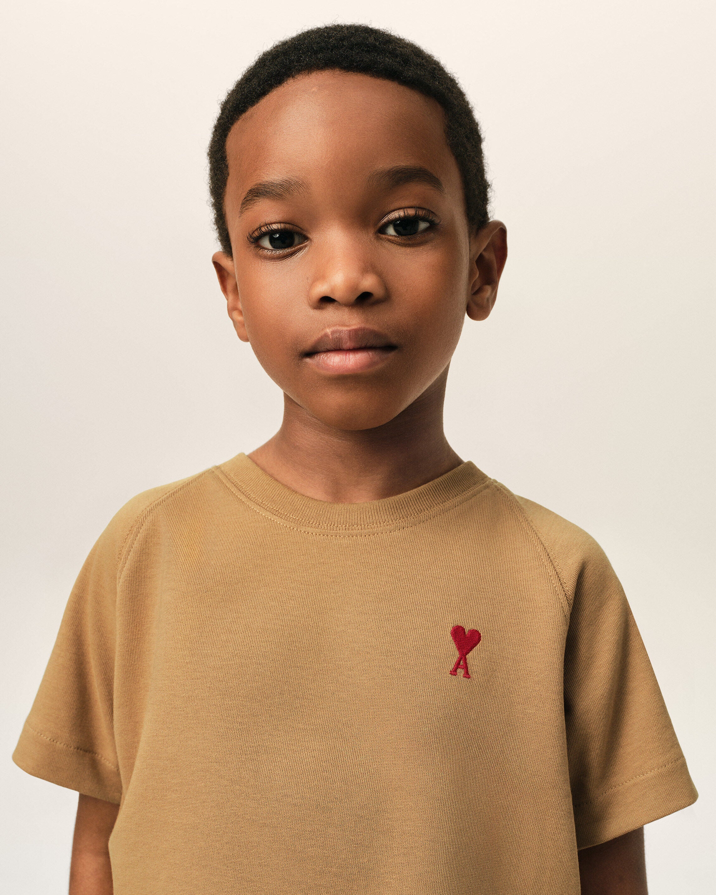 Brown Cotton Ami De Coeur T-shirt - 3