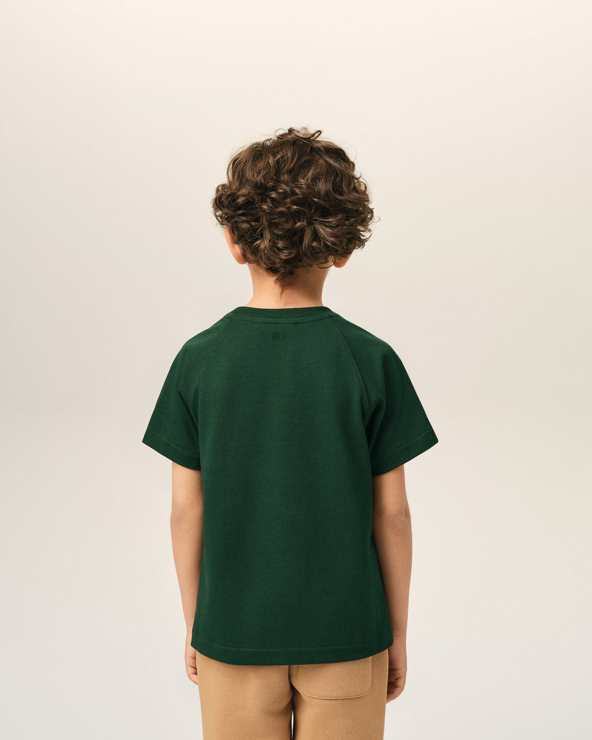 Ami de Coeur T-Shirt aus grünem Baumwollstoff - 4