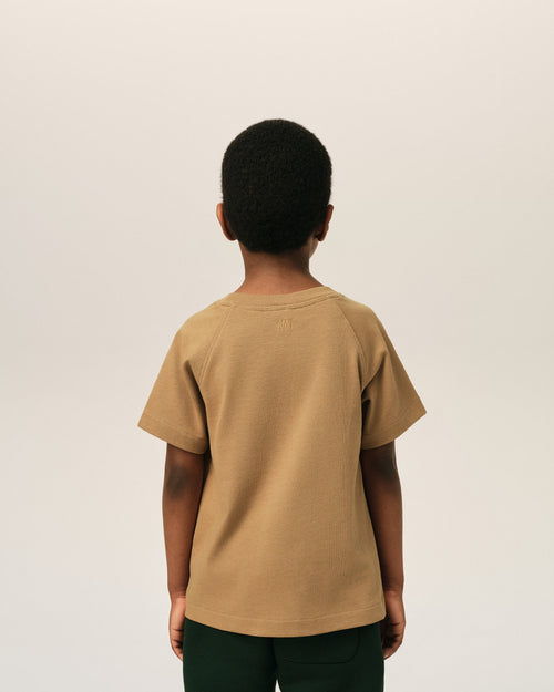Brown Cotton Ami De Coeur T-shirt - Man - 4 - AMI Paris - Ami Paris