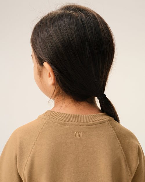 Brown Cotton Ami De Coeur T-shirt - 5 - Ami Paris