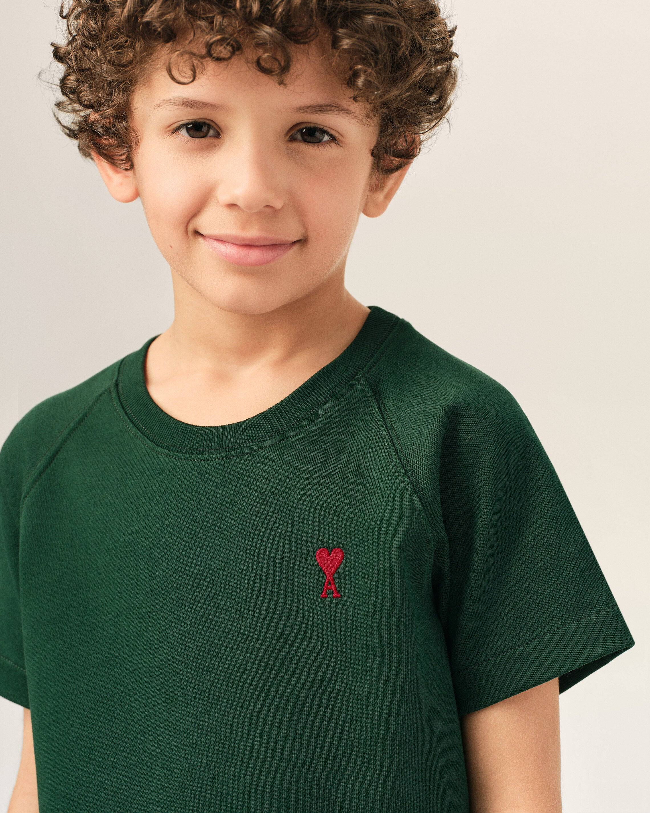 T-shirt vert en coton Ami de Coeur - 3