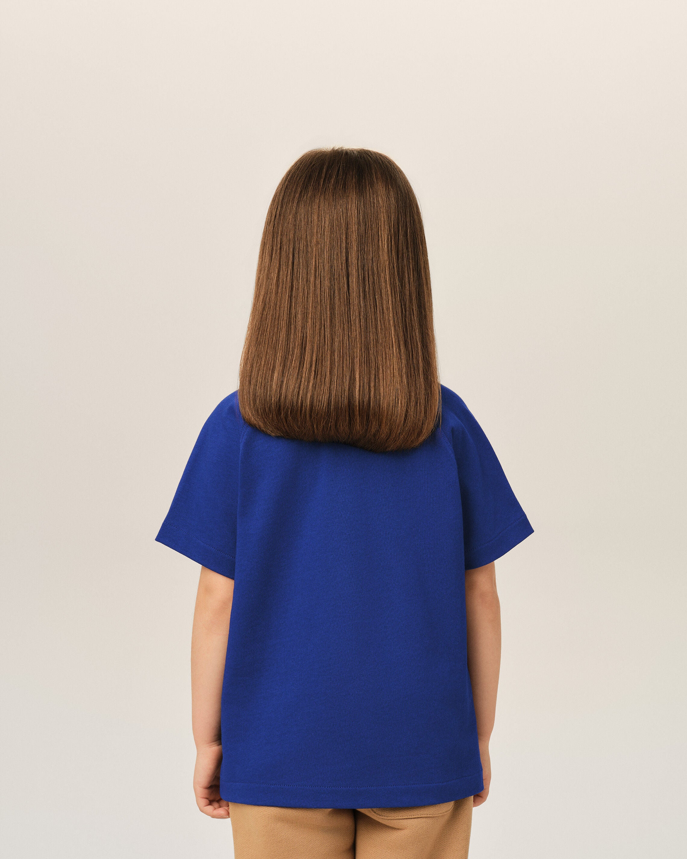 Blue cotton t-shirt with Ami de Coeur - 8