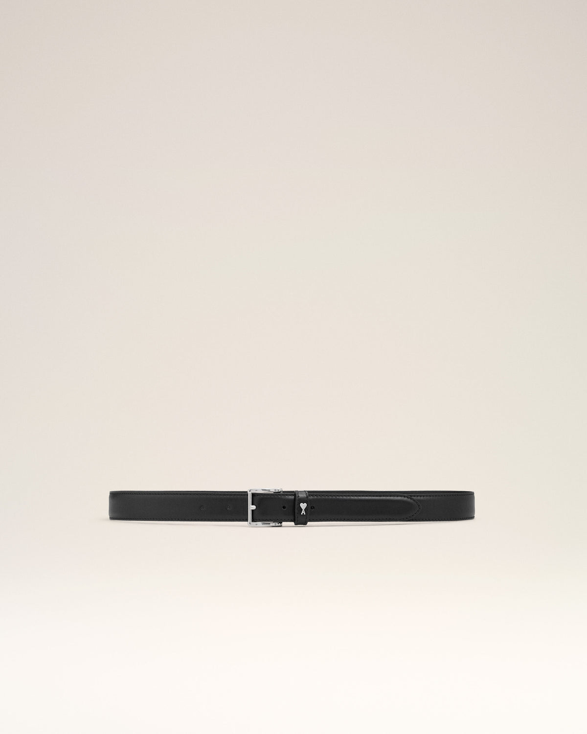 Black Paris Paris belt 25 mm in leather - 3