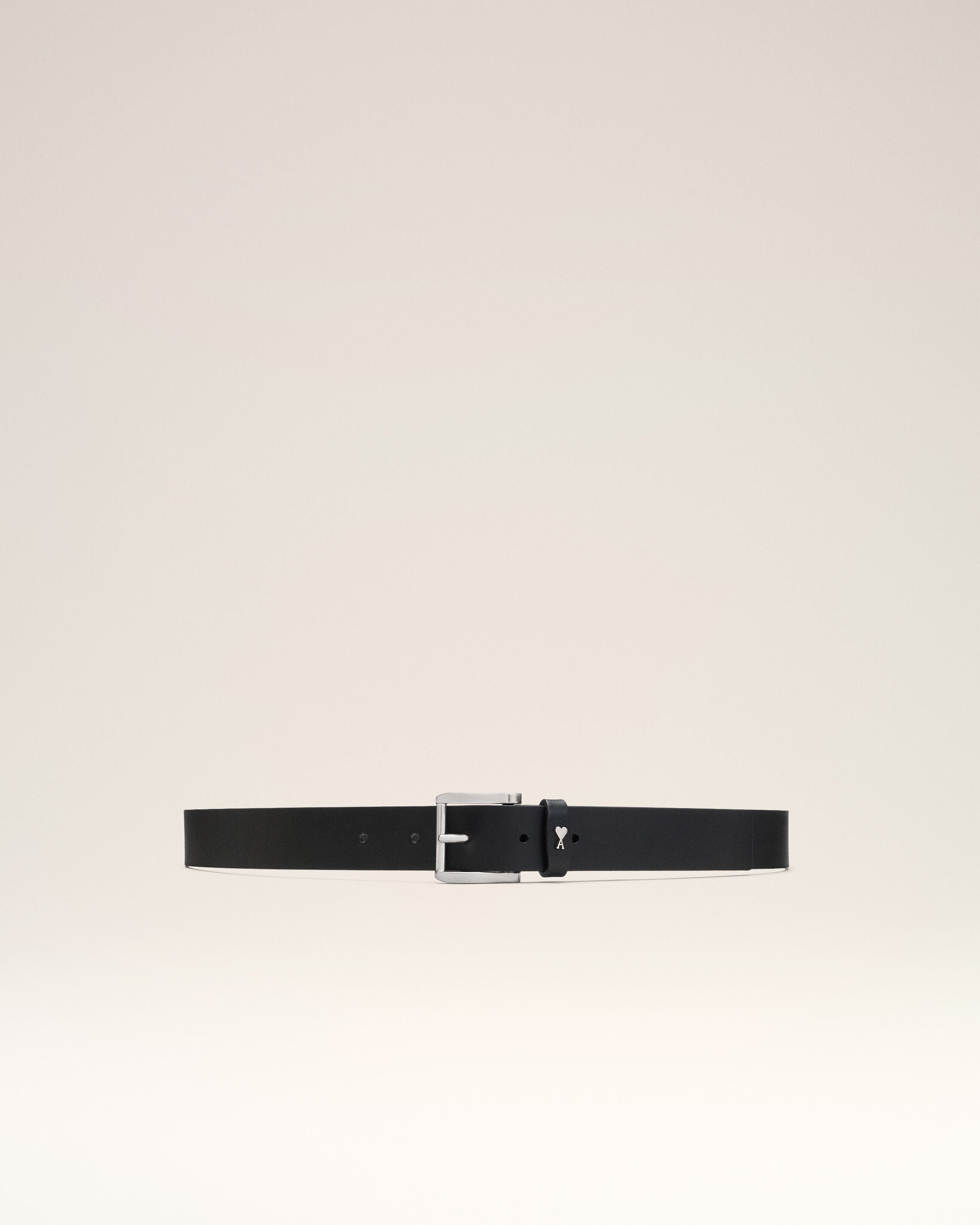 Black Cowhide Leather Paris Paris Belt - 3