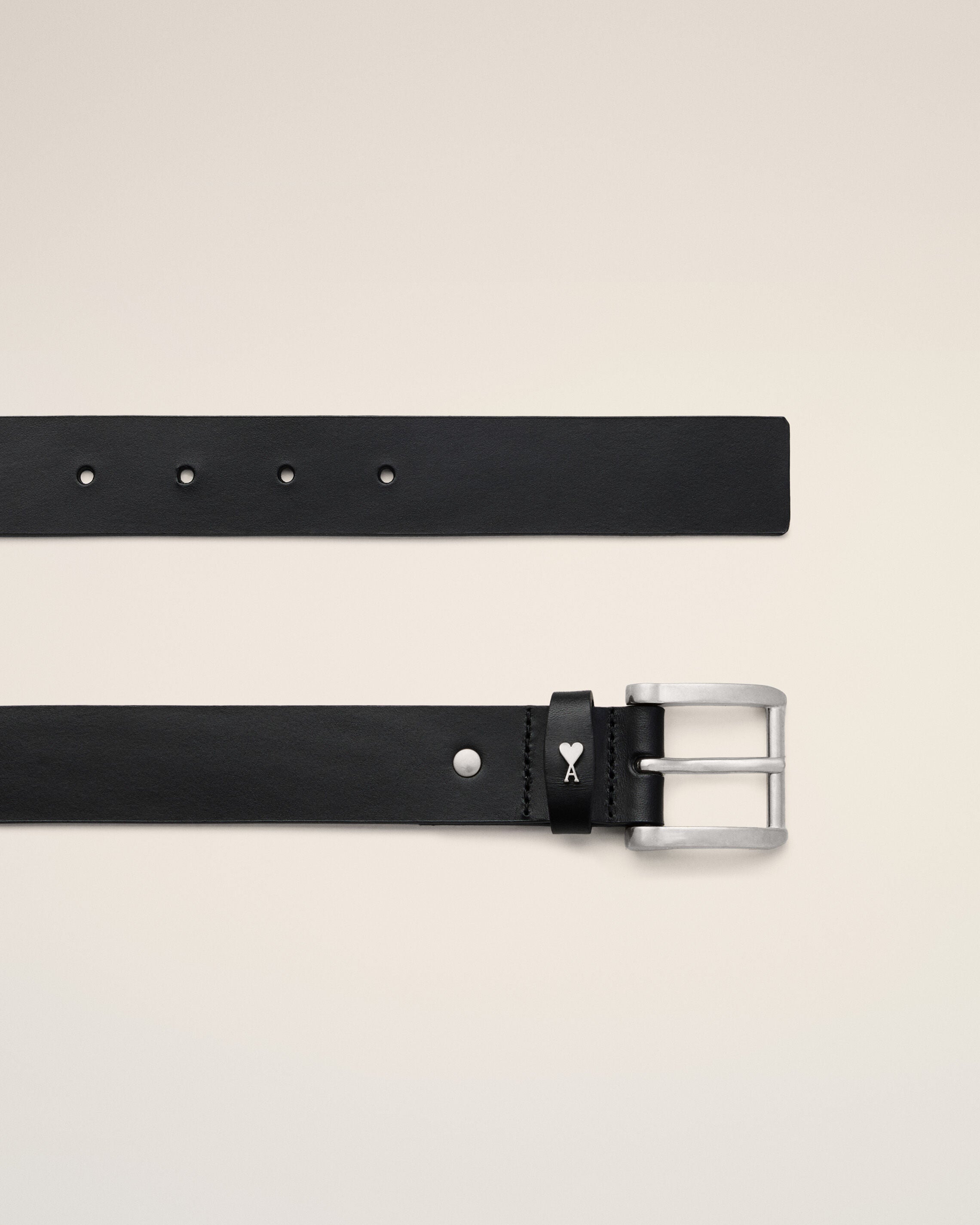 AMI PARIS(アミパリス) AMI DE COEUR ベルト AMI Paris Ami De Coeur Belt 25mm Black