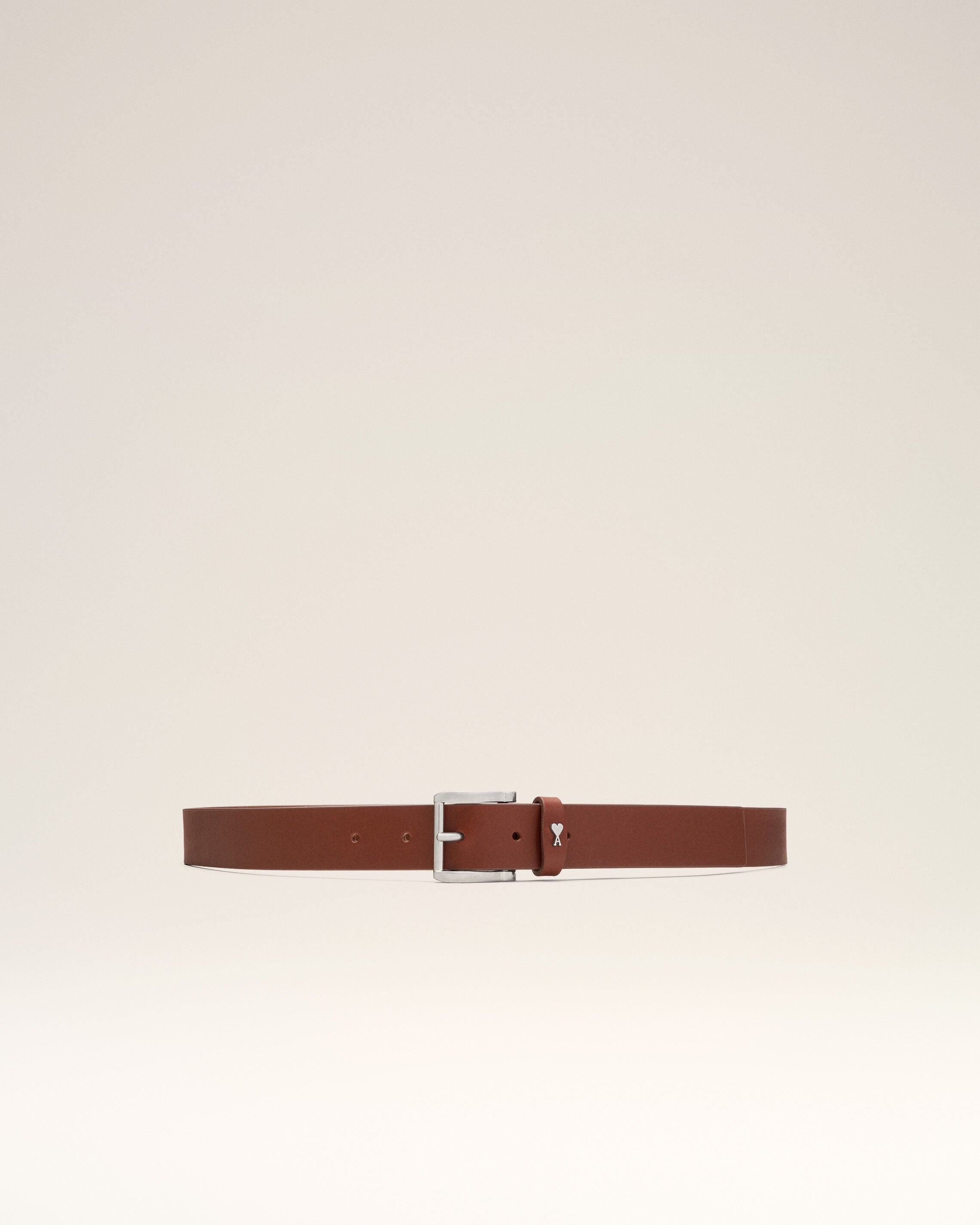 Orange Cowhide Leather Paris Paris Belt - 1