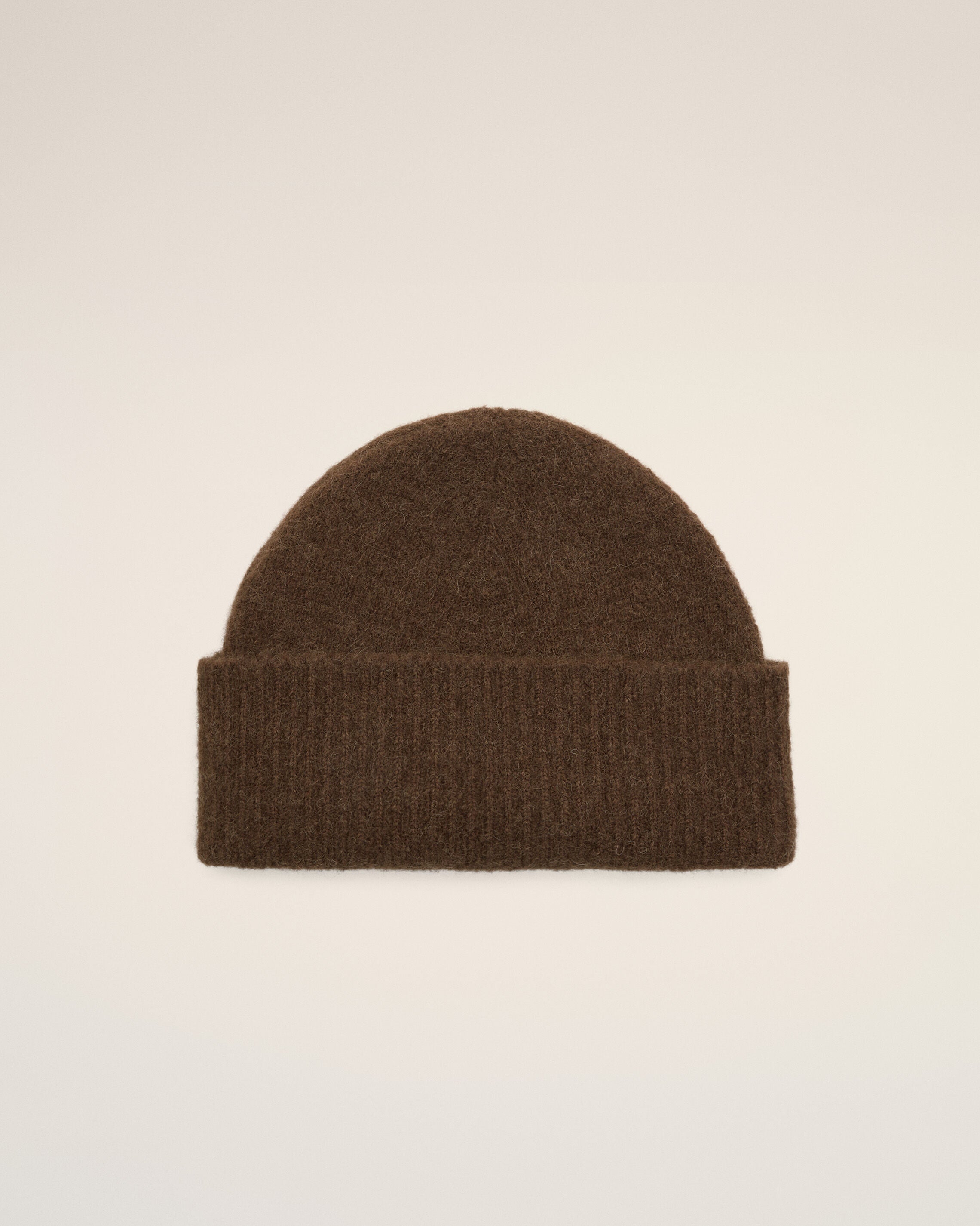 Gorro Ami de Cœur de alpaca marrón - 4