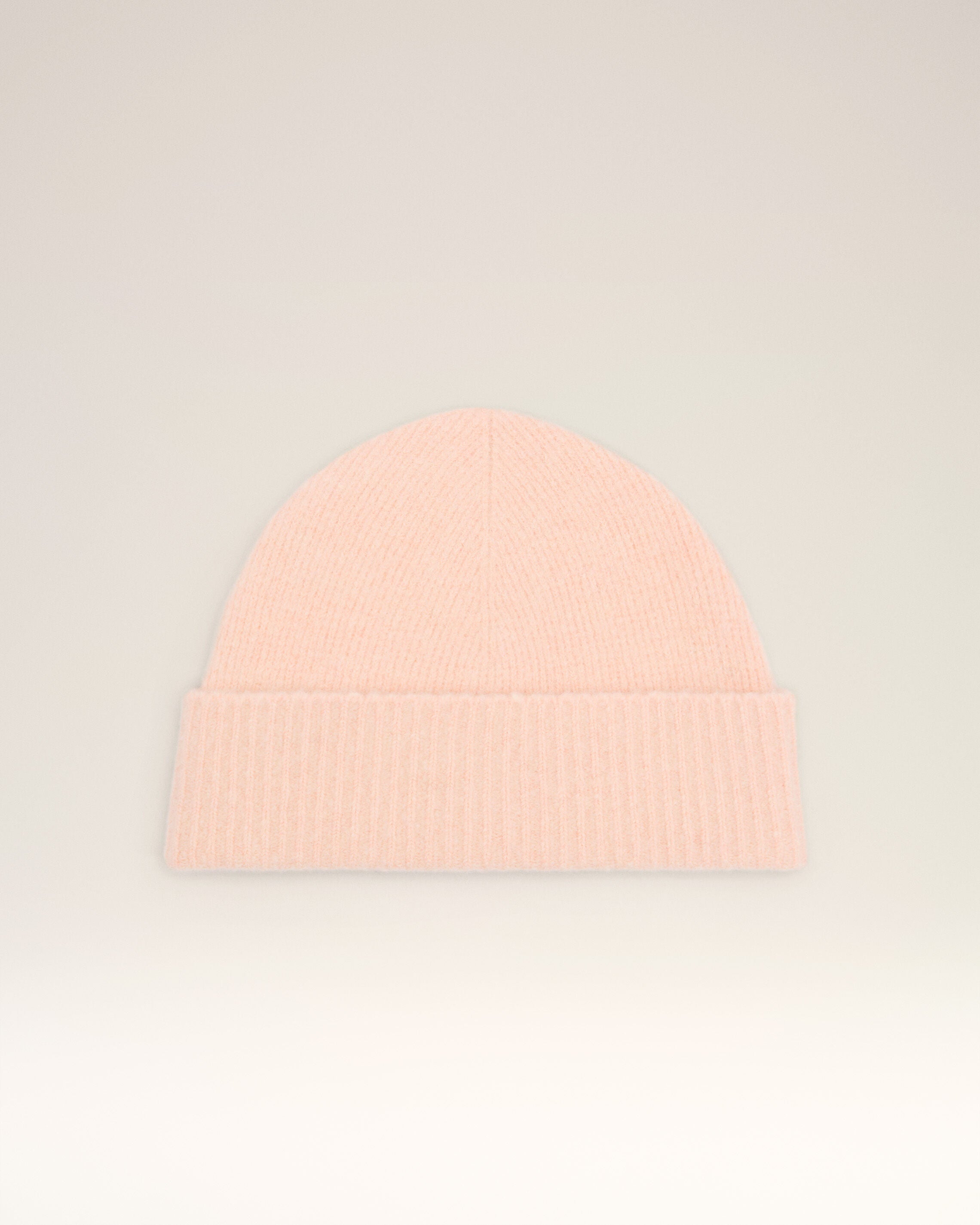 ピンク アルパカ ストライプ Ami De Coeur ビーニー パウダー/オフ