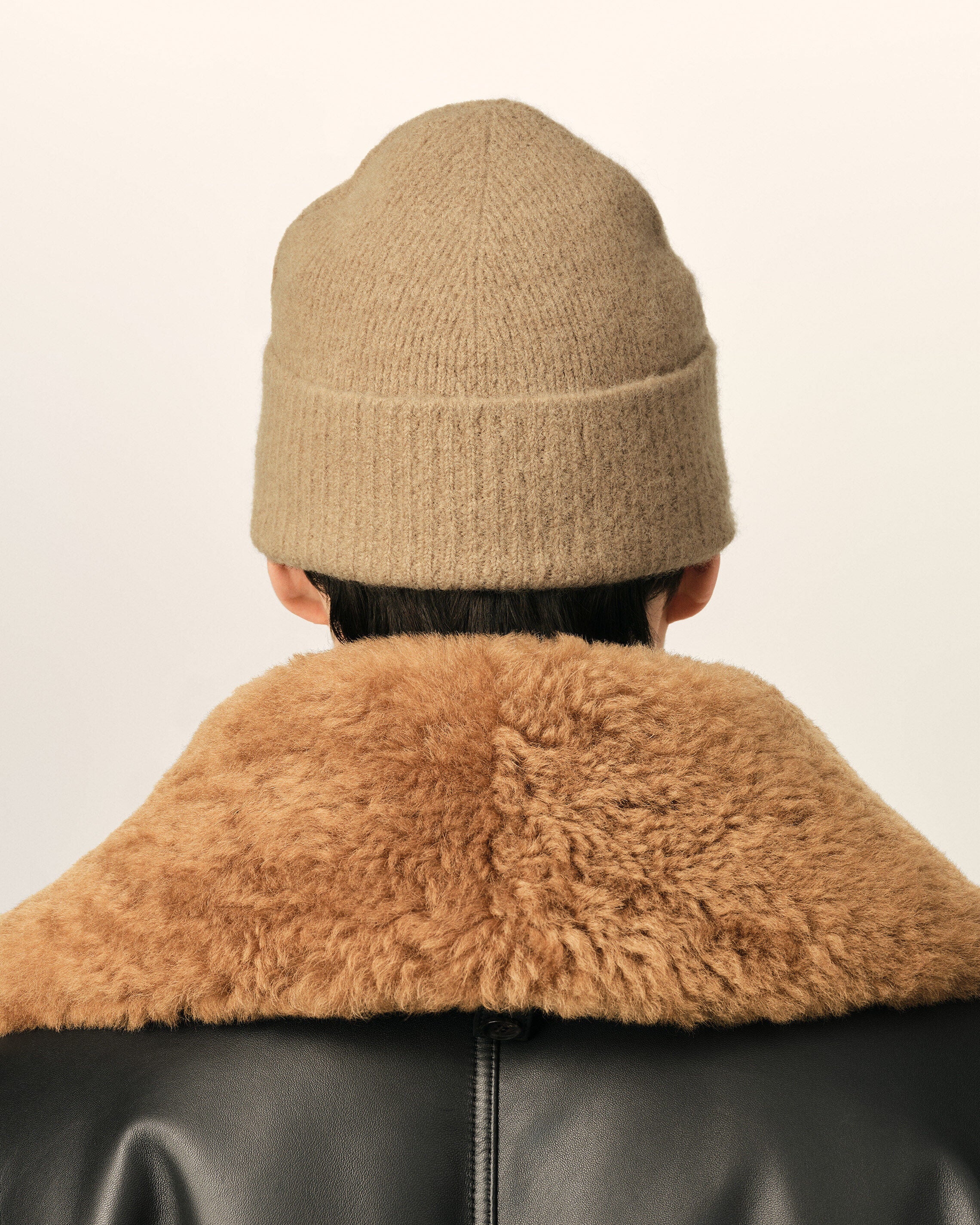 Gorro Ami de Cœur de alpaca beige - 6