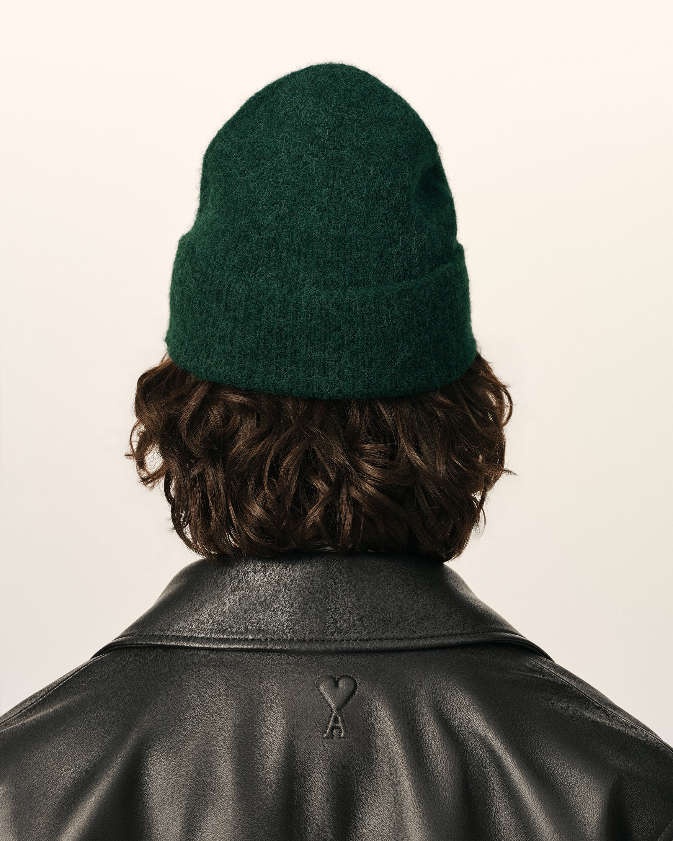 Gorro Ami de Cœur de alpaca verde - 6
