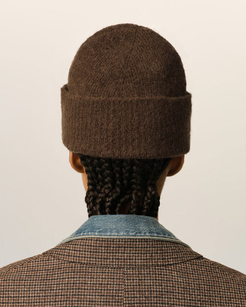 Gorro Ami de Cœur de alpaca marrón - Mujer - 12 - AMI Paris - Ami Paris