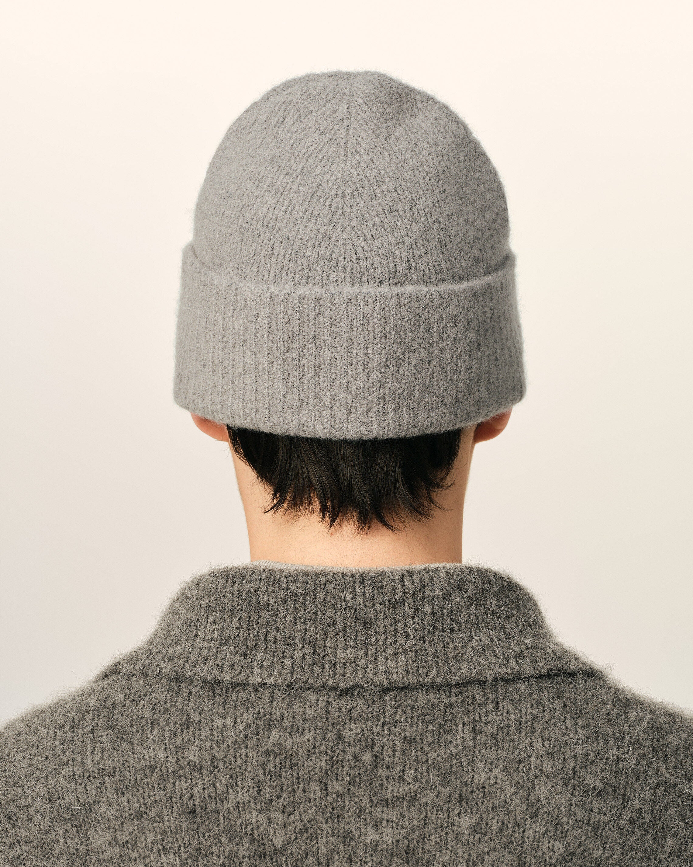 Gorro Ami de Cœur de alpaca gris - 6