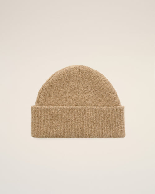 Gorro Ami de Cœur de alpaca beige - Mujer - 10 - AMI Paris - Ami Paris