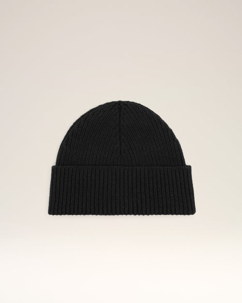 Black Wool Ami De Coeur Beanie - 10 - Ami Paris
