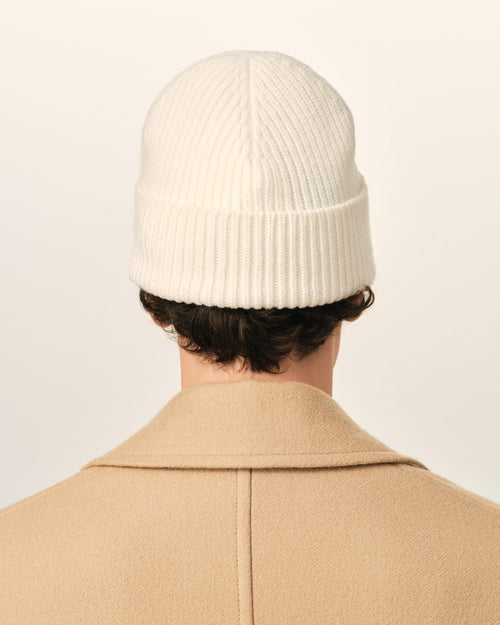 Gorro Ami de Cœur de lana blanca - Hombre - 6 - AMI Paris - Ami Paris