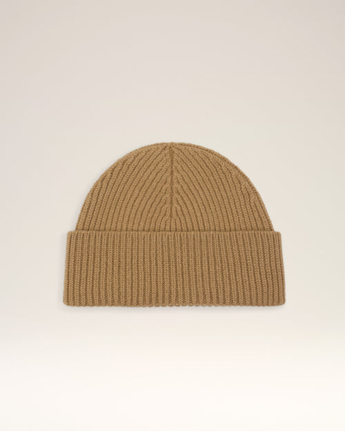 Brown Wool Ami De Coeur Beanie - 10 - Ami Paris