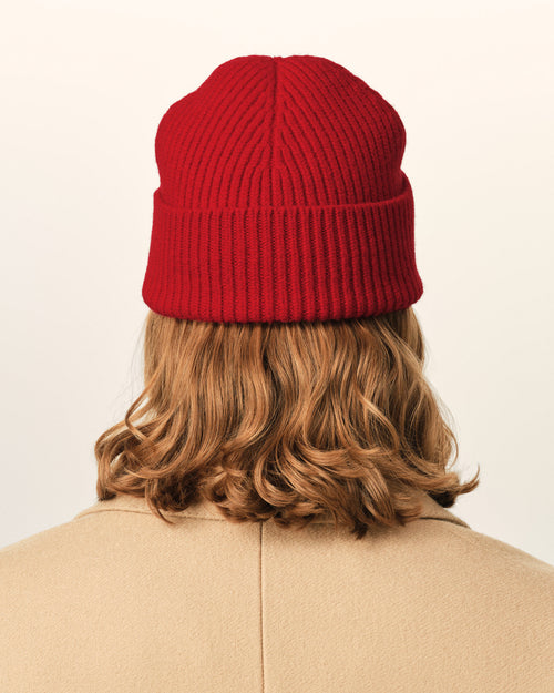 Bonnet rouge en laine Ami de Coeur - Homme - 6 - AMI Paris - Ami Paris