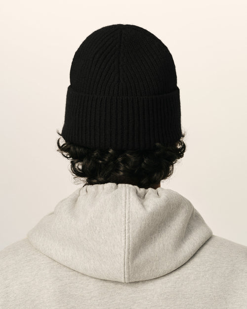 Gorro Ami de Cœur de lana negro - Hombre - 6 - AMI Paris - Ami Paris