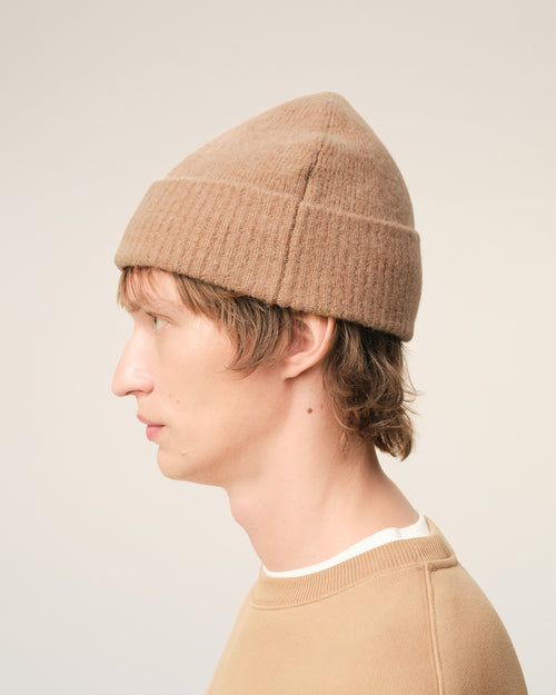 Bonnet Marron Ami De Coeur En Alpaga - 5 - Ami Paris