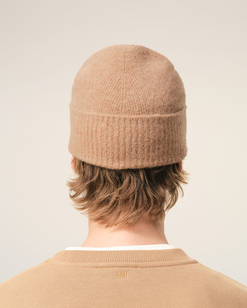 Bonnet Marron Ami De Coeur En Alpaga - 6 - Ami Paris