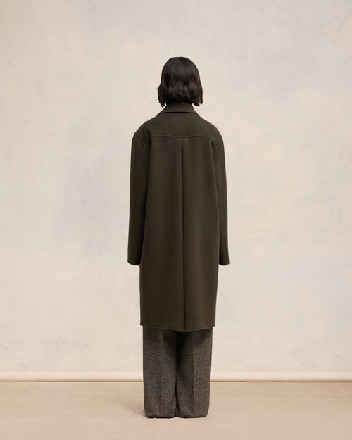 Manteau Car Coat Ceinturé - Femme - 11 - AMI Paris - Ami Paris