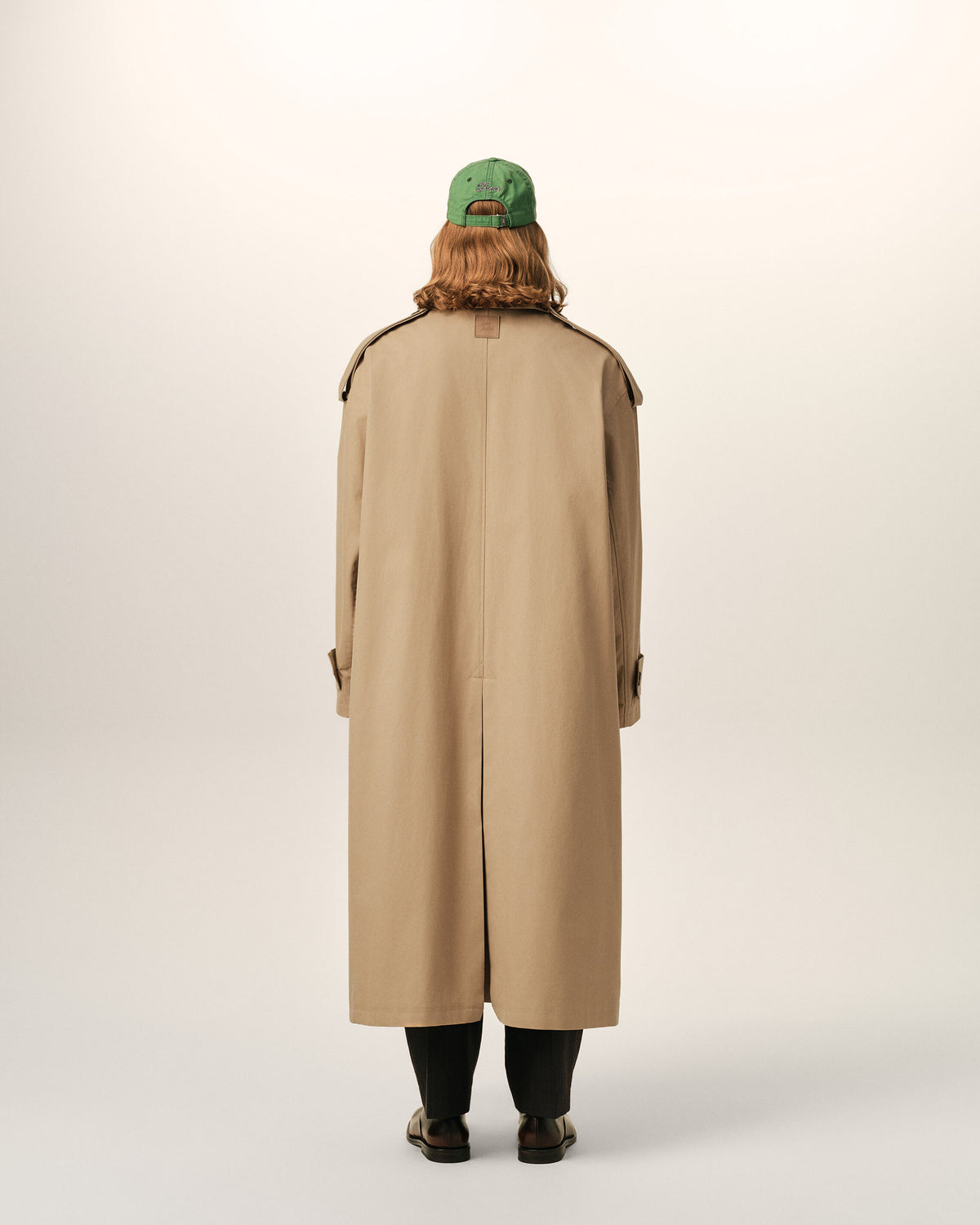 Beige cotton trench coat - 5