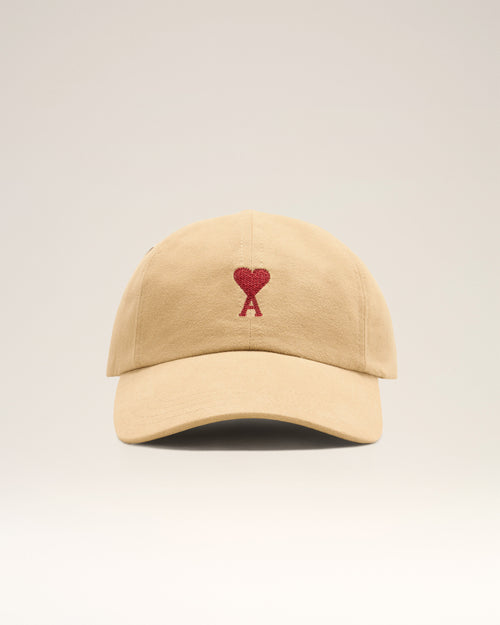 Red Ami de Coeur Embroidery Cap - 4 - Ami Paris