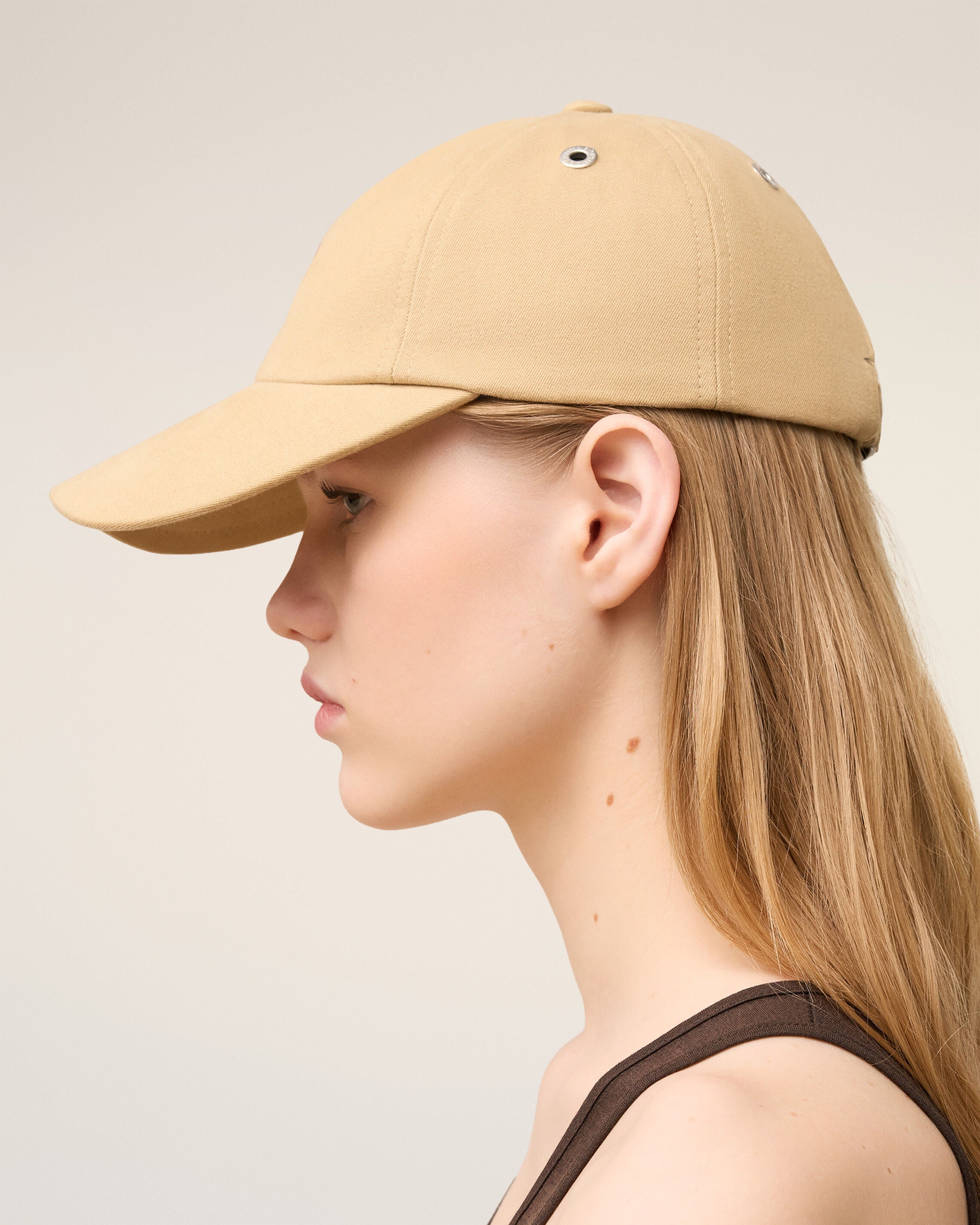 Ami De Coeur 刺繍キャップ サンド | AMI PARIS