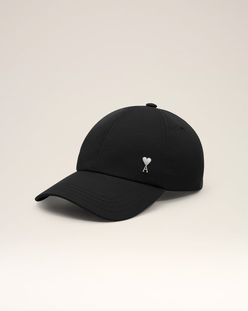                             Black Twill Ami de Coeur Stud Cap - 3                         - Ami Paris