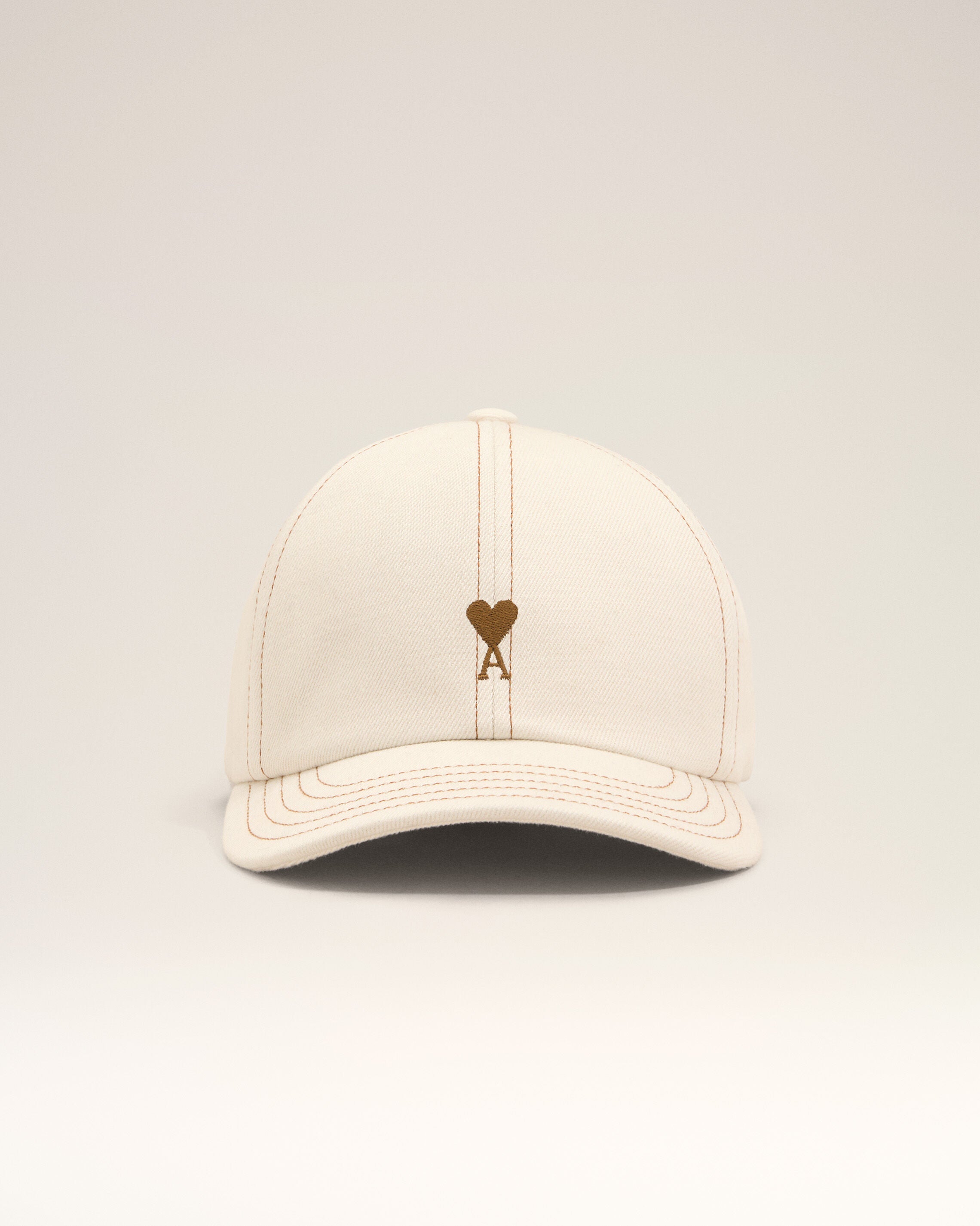 White cotton cap with Ami de Coeur - 10