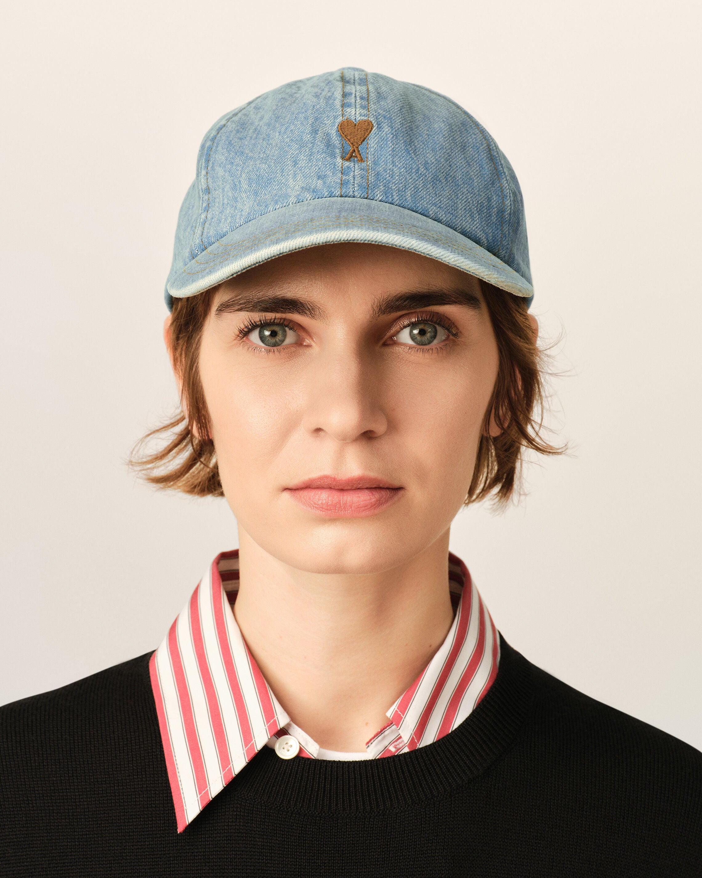 Gorra Ami de Cœur de algodón denim azul - 8