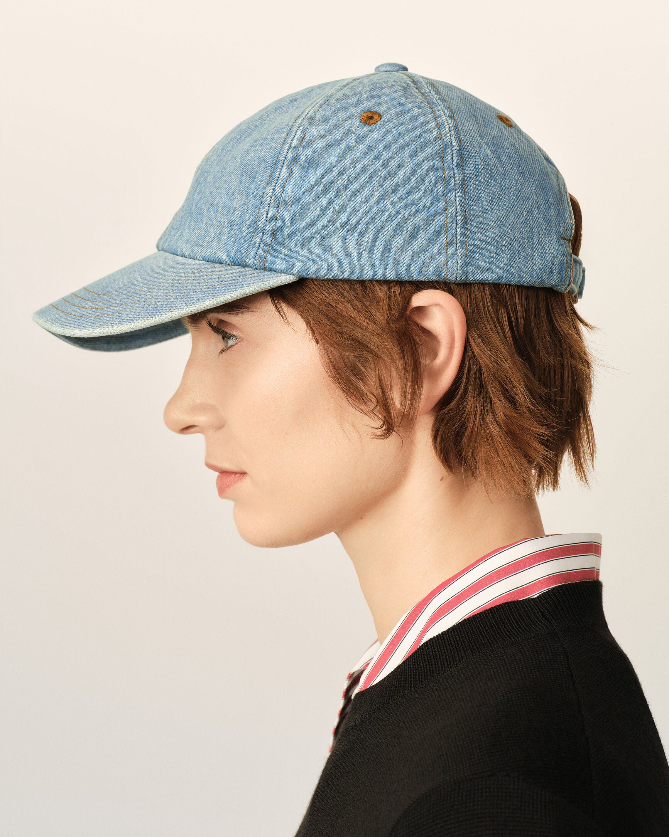 Gorra Ami de Cœur de algodón denim azul - 11
