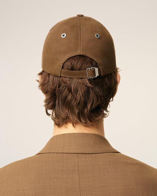 Casquette Marron Broderie Ami De Coeur En Coton - 6 - Ami Paris