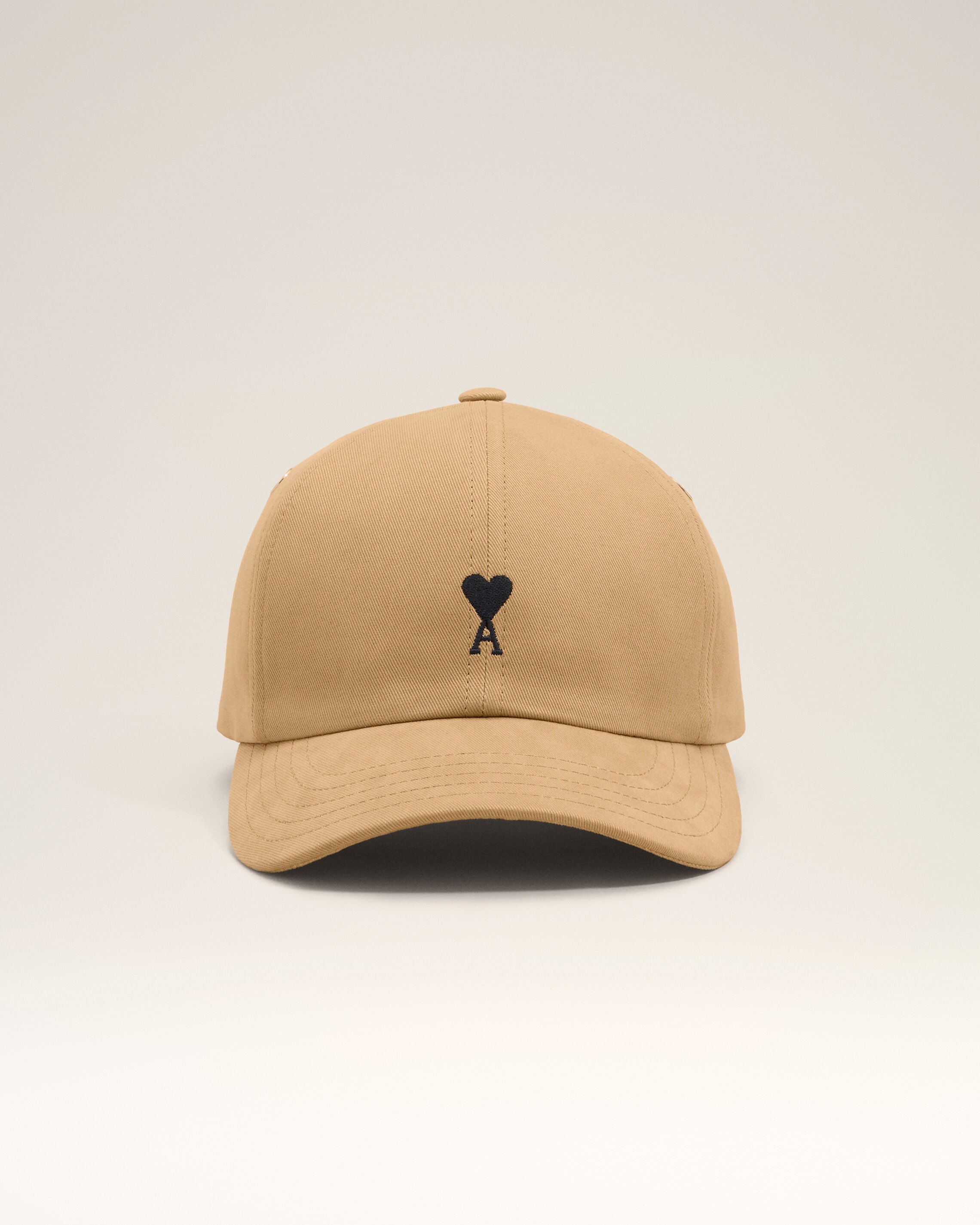 Beige cotton cap with Ami de coeur - 4