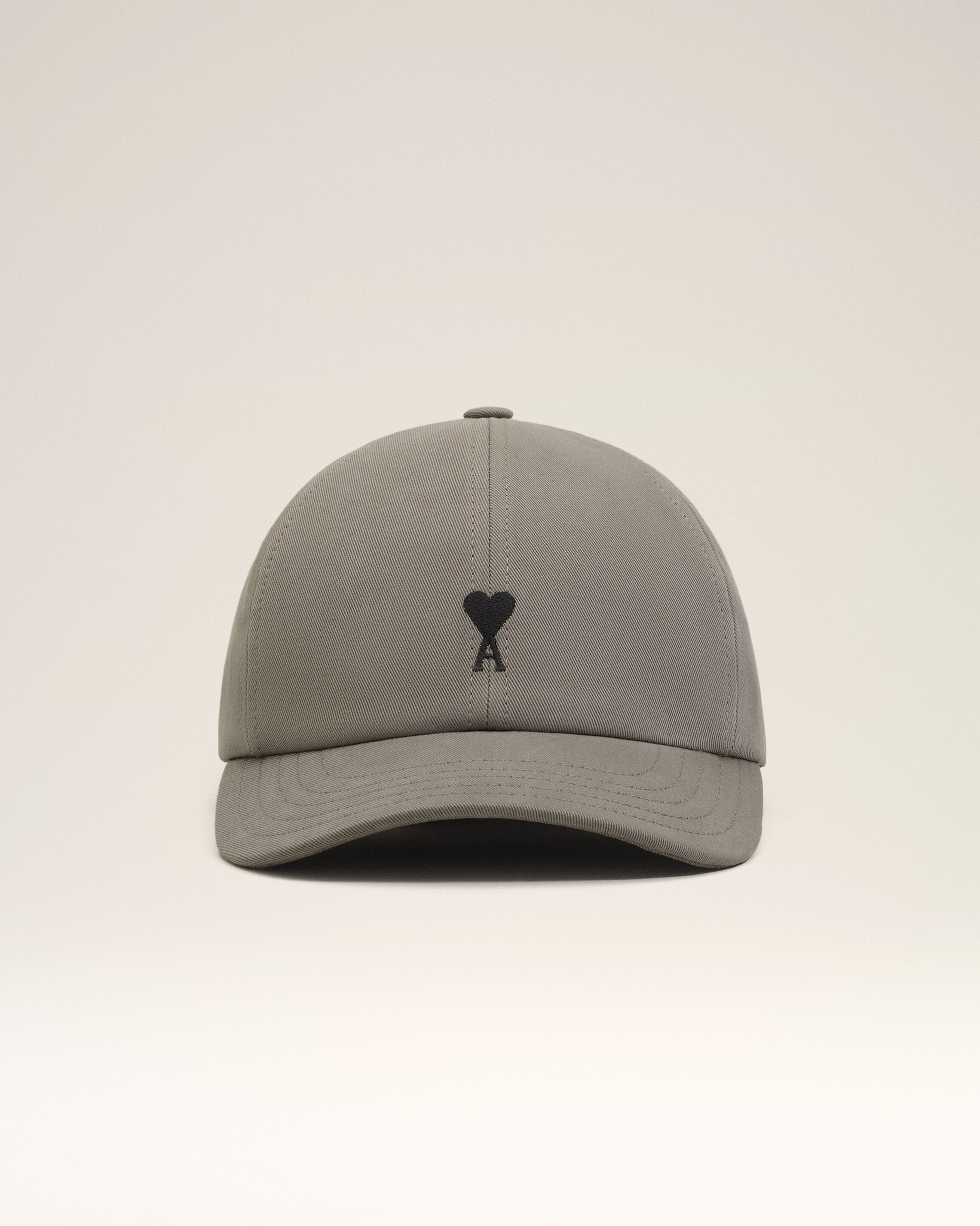 グレー コットン Ami De Coeur エンブロイダリー キャップ カーボン