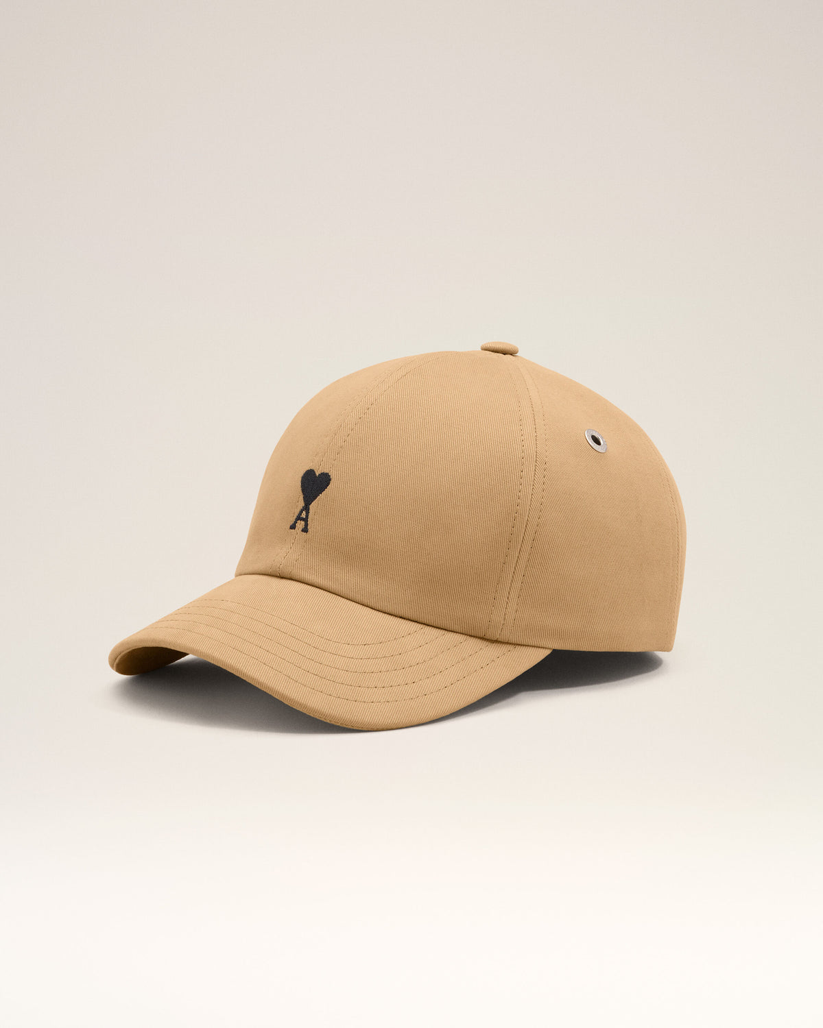 Beige cotton cap with Ami de coeur - 7